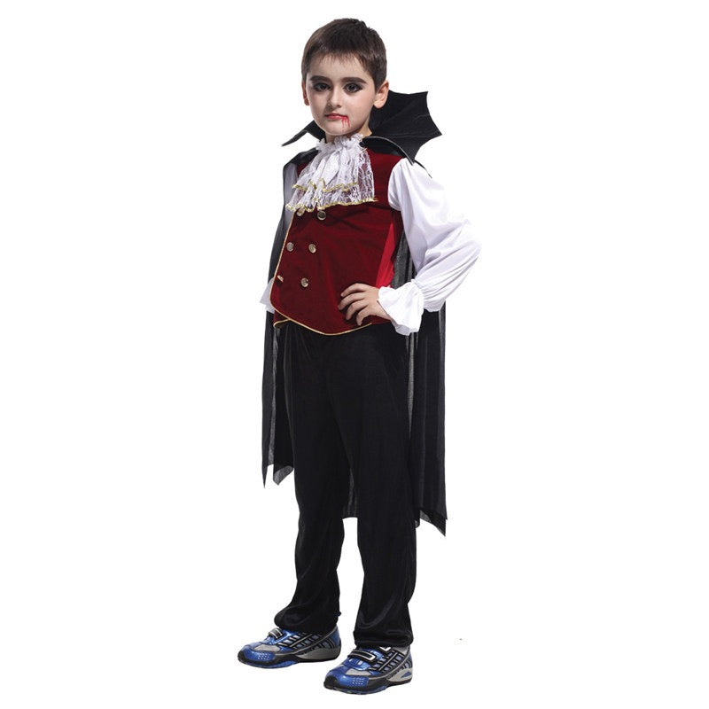 Boys Kids Noble Vampire Halloween Costume