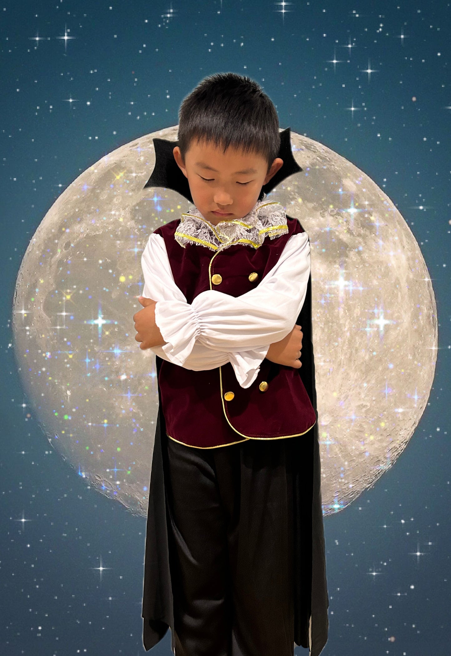 Boys Kids Noble Vampire Halloween Costume