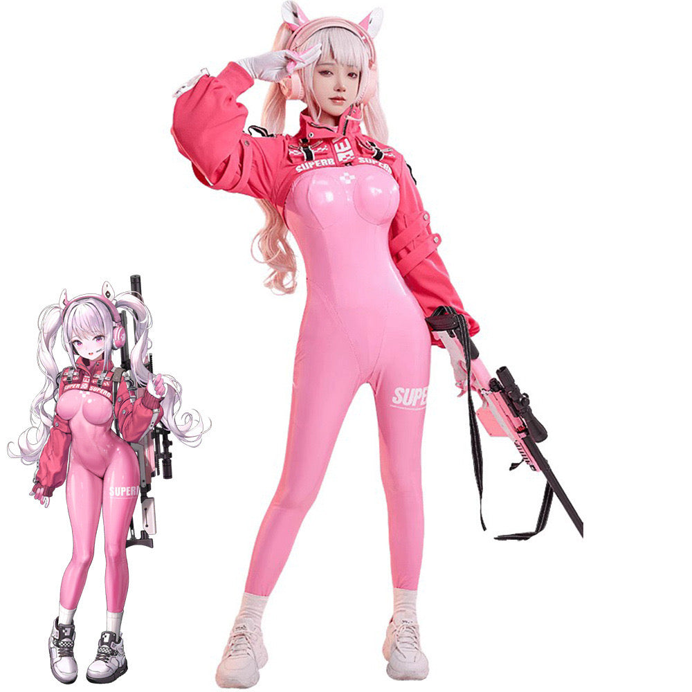 NIKKE:Goddess of Victory - Alice Cosplay Costume Jumpsuit Outfits