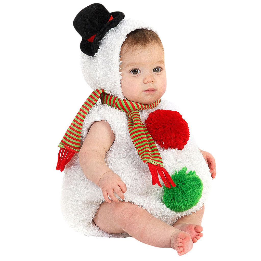 Christmas Baby Snowman Romper Costume