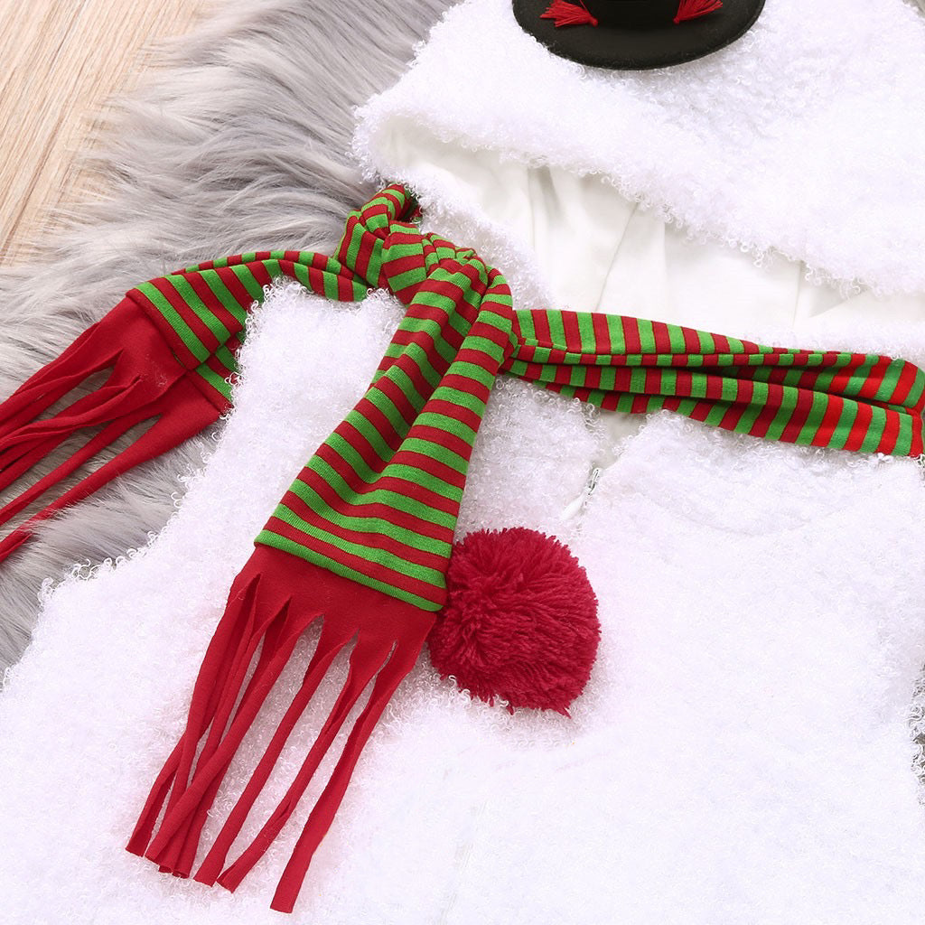 Christmas Baby Snowman Romper Costume