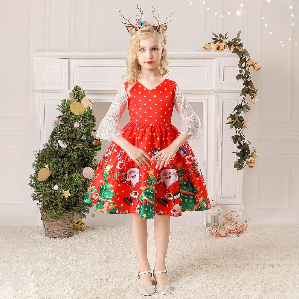 Kids Girls Christmas Fancy Dress