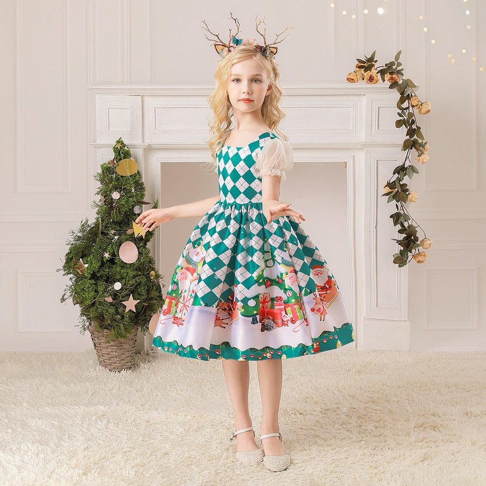 Kids Girls Christmas Fancy Dress