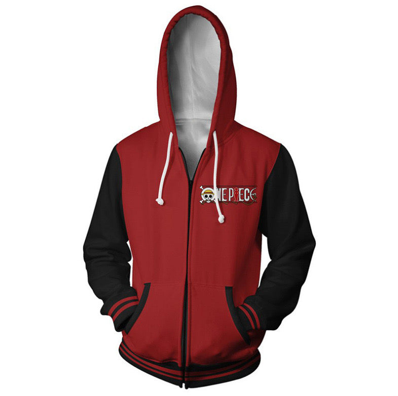 Anime One Piece Hoodie Sweatshirt /Zipper Jacket