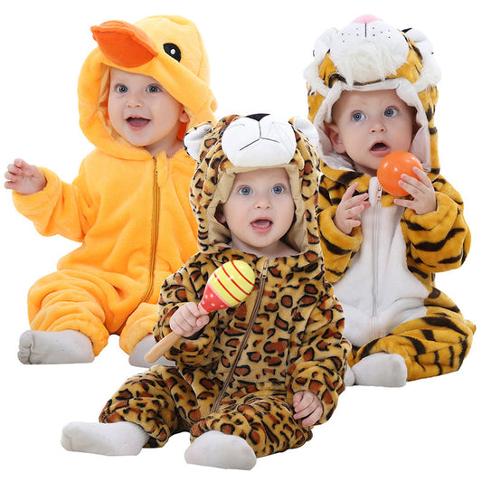 Children Cartoon Pajamas Animal Cosplay Costume