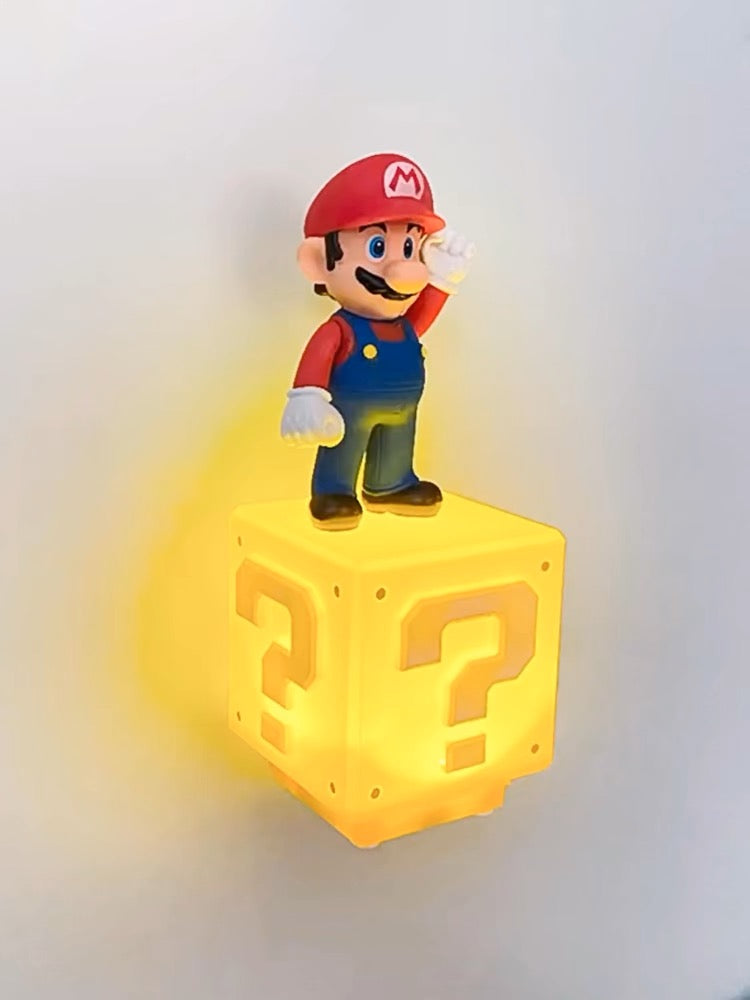 Nintendo Super Mario Mini Question Block Light Makes Official Coin Sound NEW