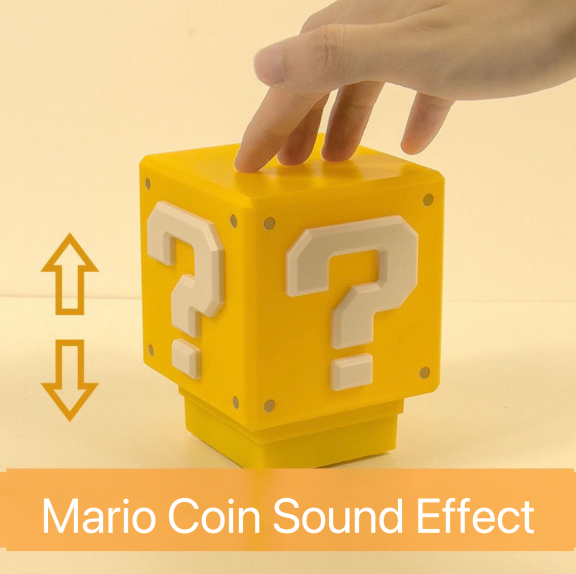 Nintendo Super Mario Mini Question Block Light Makes Official Coin Sound NEW