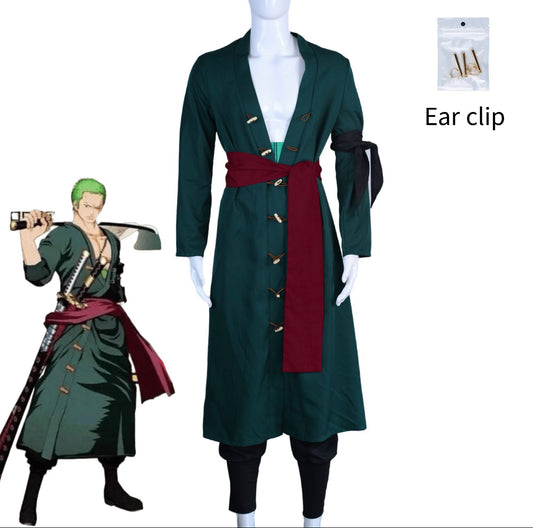 Zoro Roronoa Costume One Piece Cosplay Anime Outfit