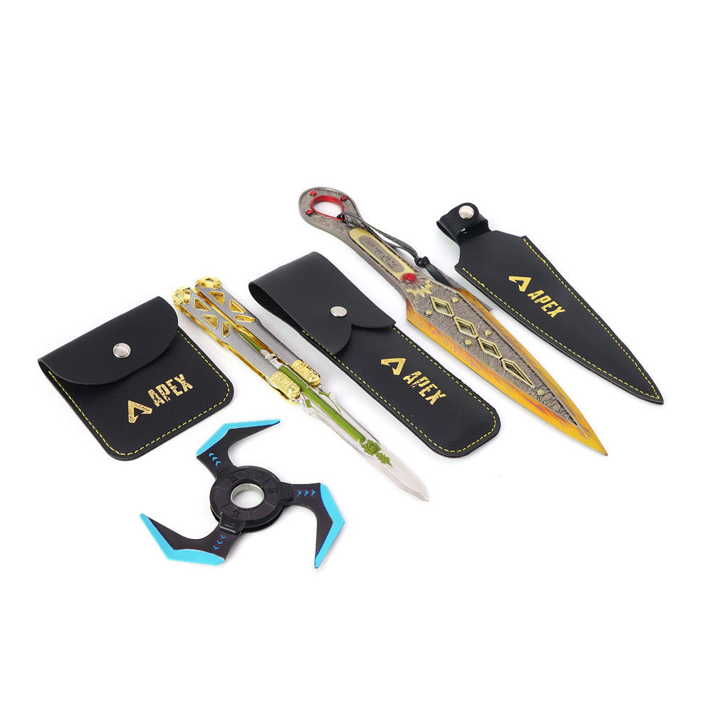 3pcs/set Apex Legends Heirloom Game Keychain Weapon Model Gift