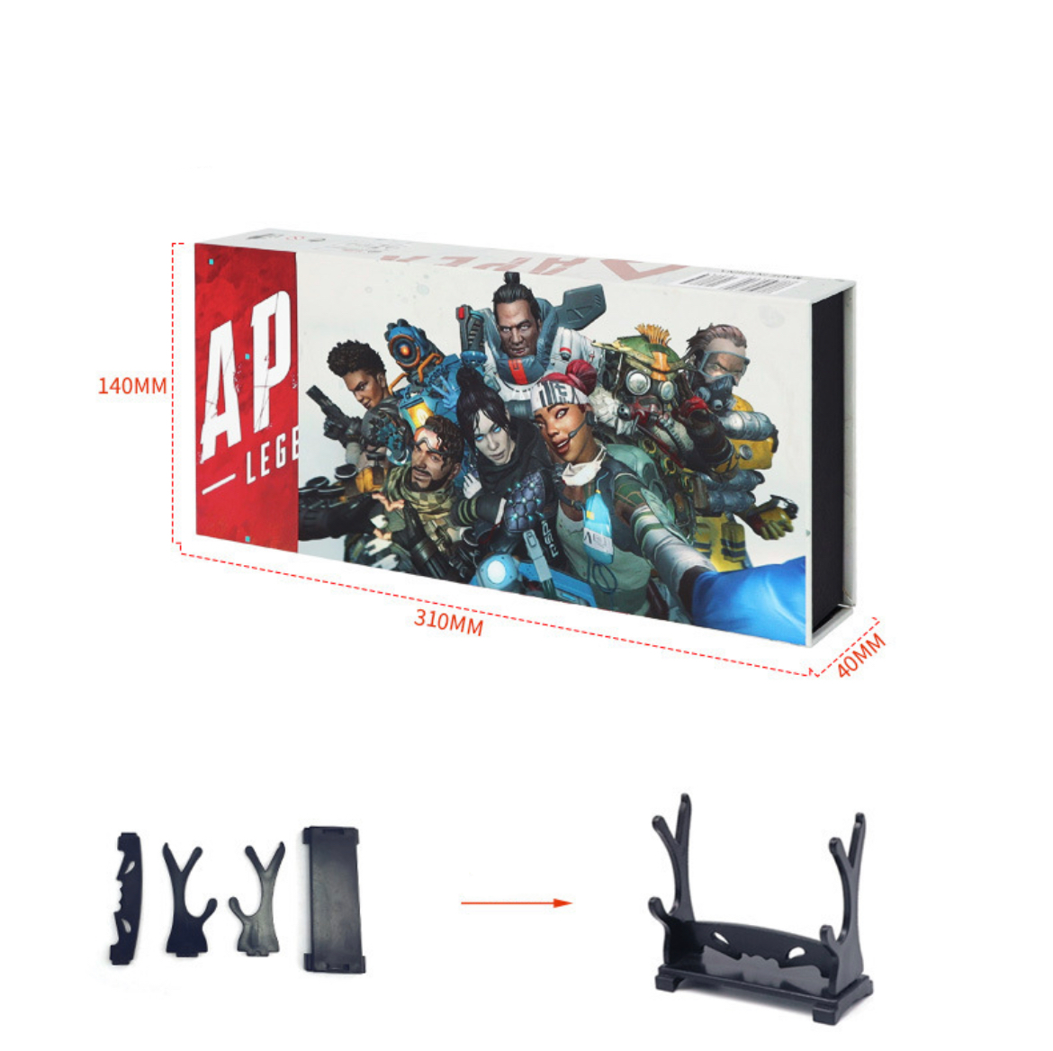 3pcs/set Apex Legends Heirloom Game Keychain Weapon Model Gift