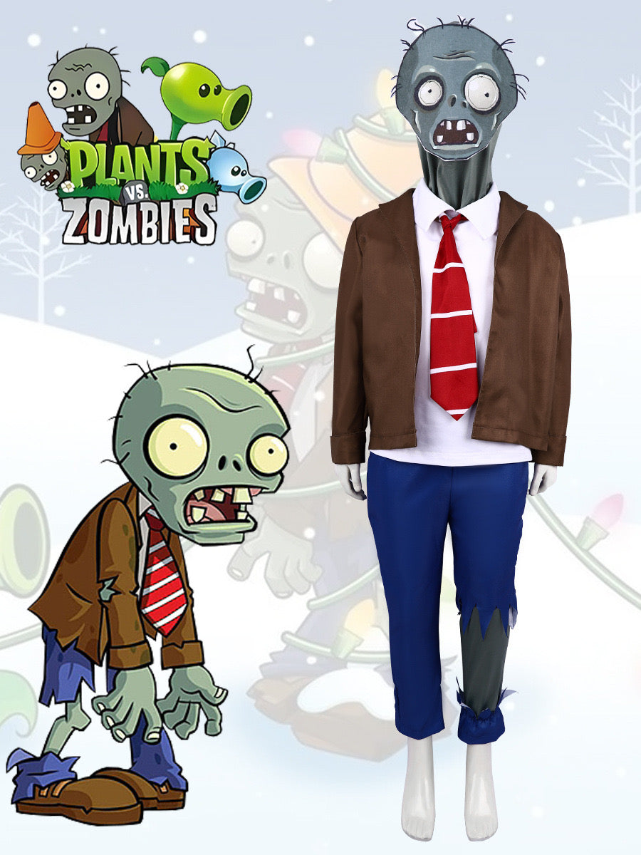 Plants vs. Zombies Halloween Costume Adult and Kids Zombies Cosplay