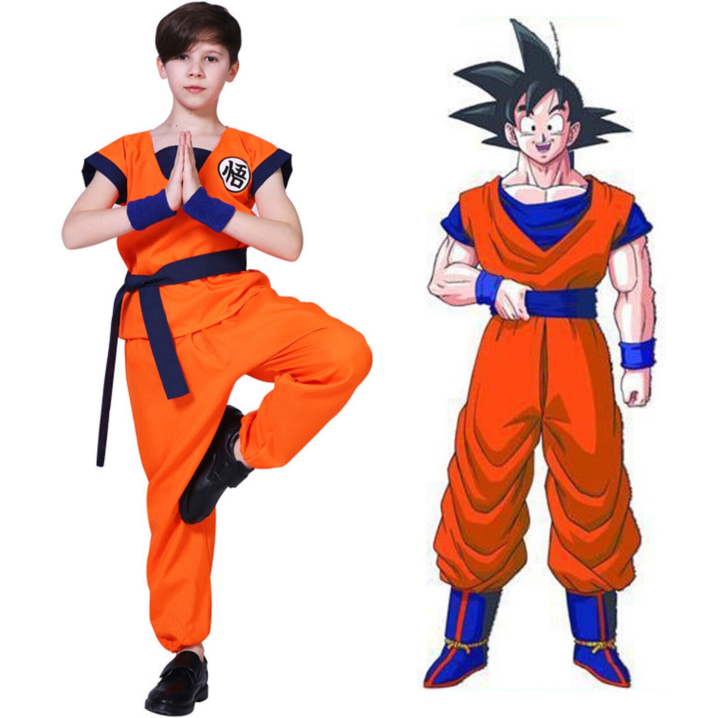 Anime Dragon Ball Z Goku Costume Set