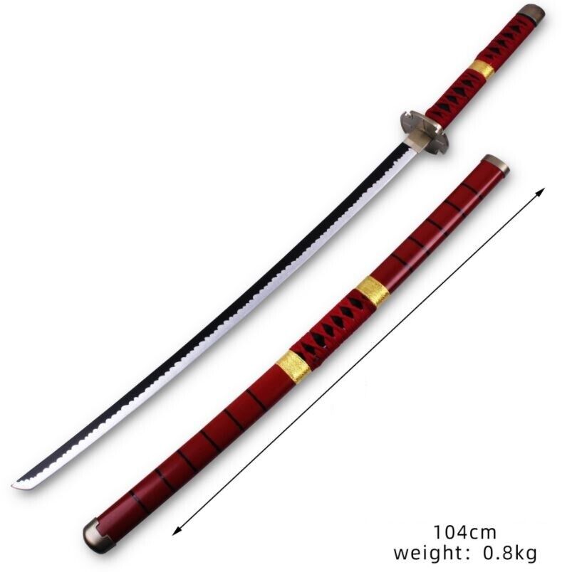 One Piece Zoro Roronoa Wooden Sword Anime Costume Cosplay