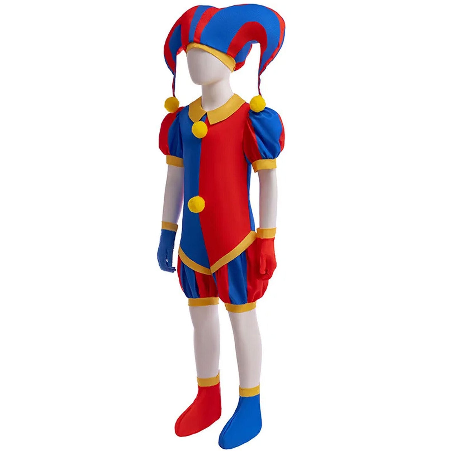 Kids The Amazing Digital Circus Pomni Cosplay Costume Jumpsuit Party Outfits