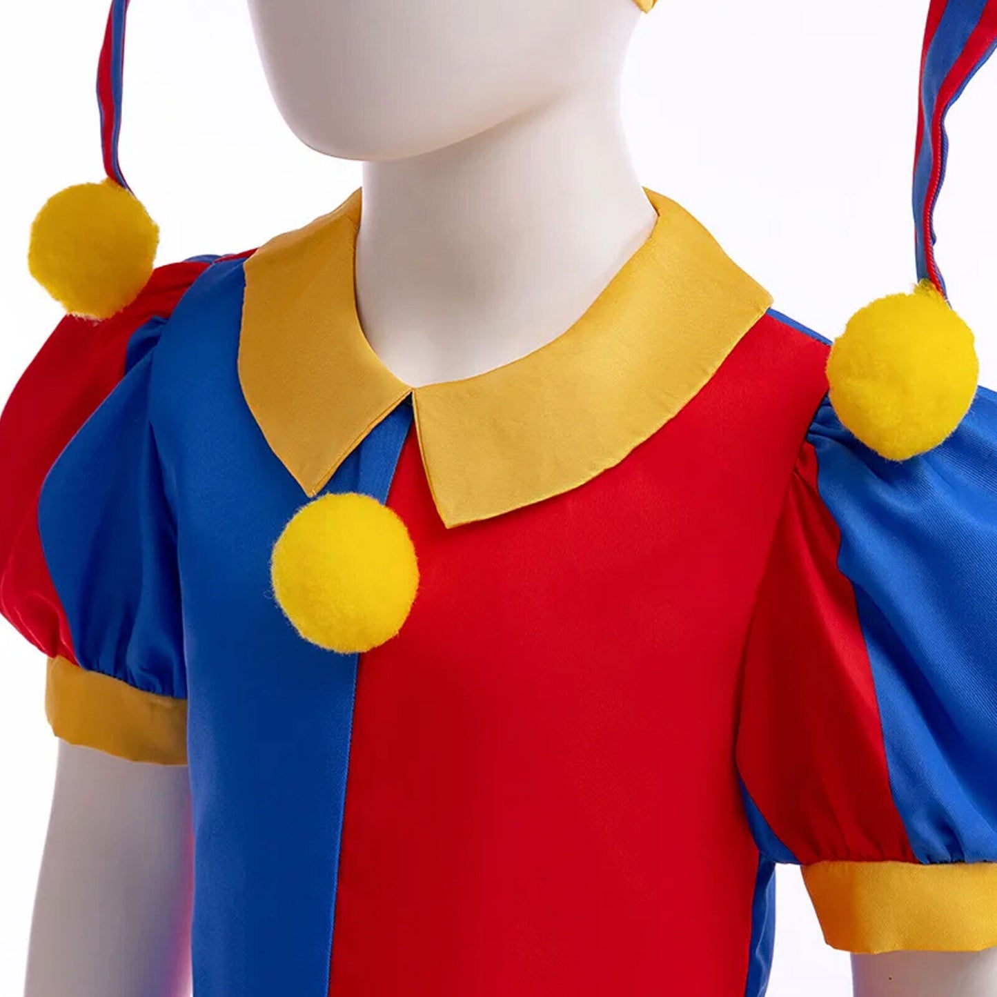 Kids The Amazing Digital Circus Pomni Cosplay Costume Jumpsuit Party Outfits