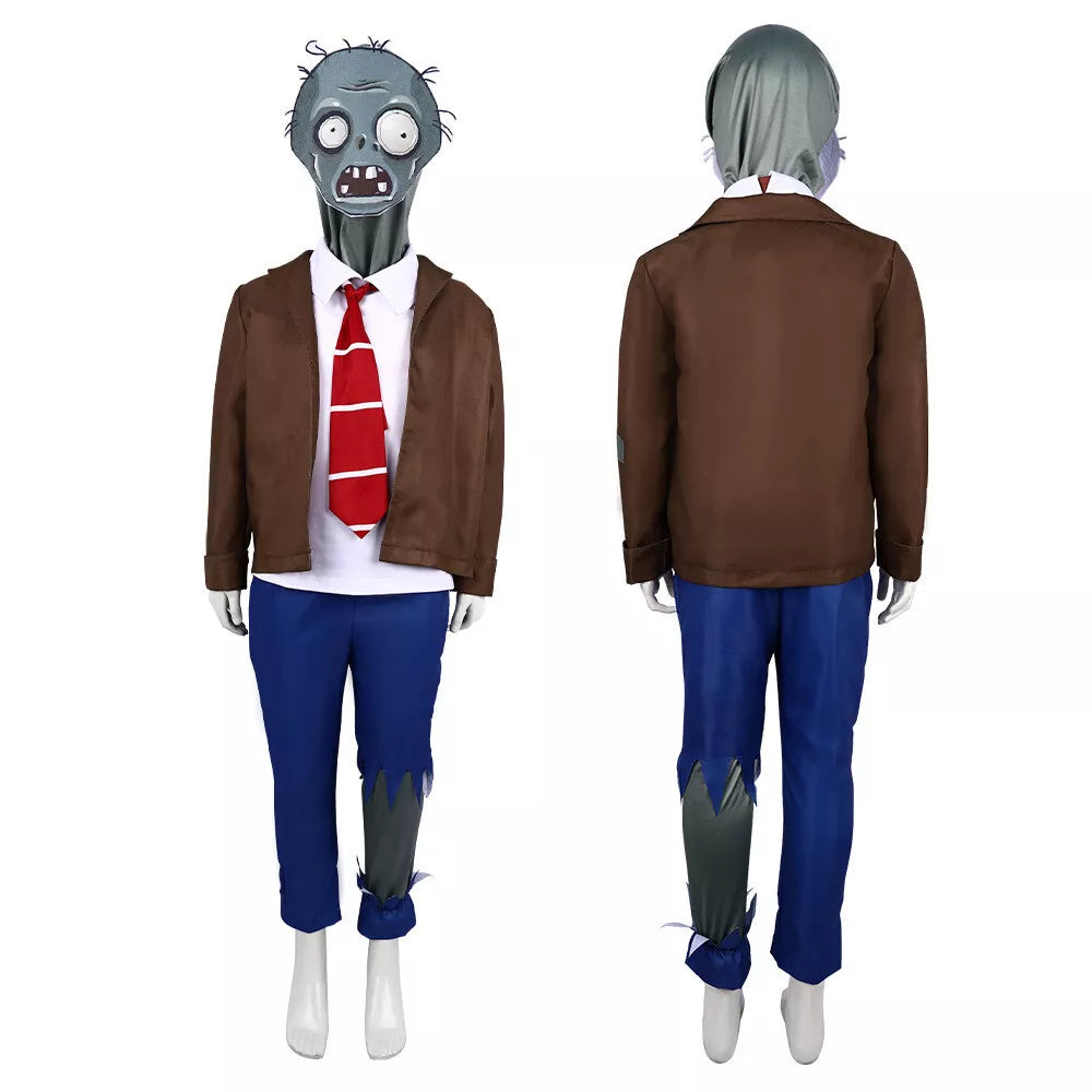 Plants vs. Zombies Halloween Costume Adult and Kids Zombies Cosplay